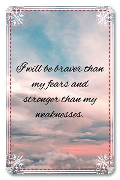 Positive Self Empowerment Cards, Daily Affirmations That Inspire You to Live Your Best Life, 50 Card Oracle Deck