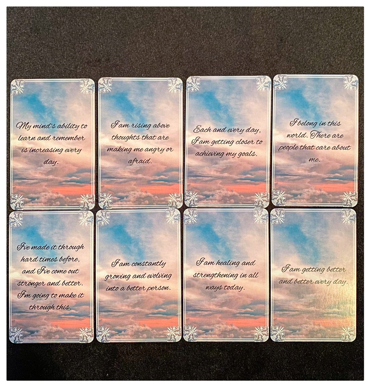 Positive Self Empowerment Cards, Daily Affirmations That Inspire You to Live Your Best Life, 50 Card Oracle Deck